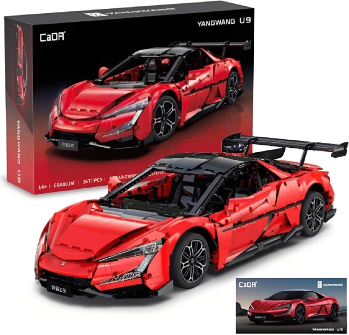 cada - yangwang u9 supercar 1:8 - 3671 pcs