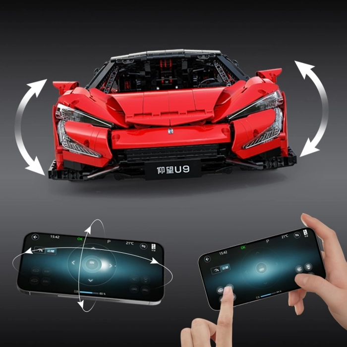 cada - yangwang u9 supercar 1:8 - 3671 pcs