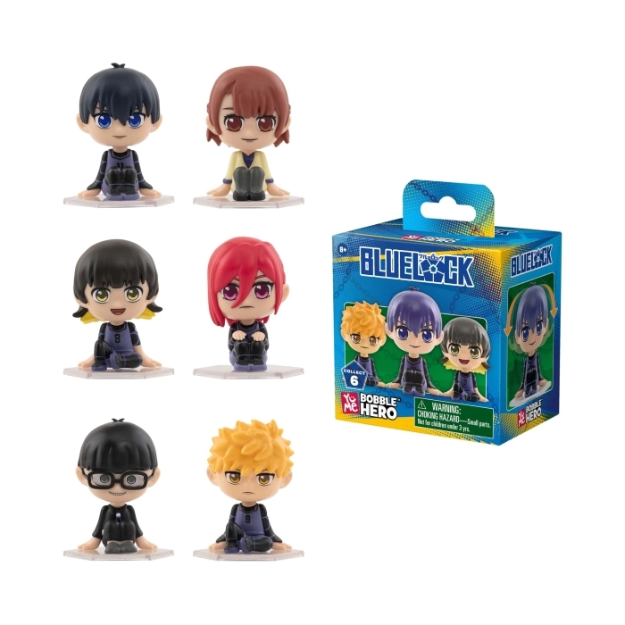 blue lock - bobble hero blind box  - 1 personaggio assortito