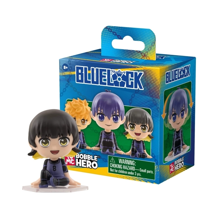 blue lock - bobble hero blind box  - 1 personaggio assortito