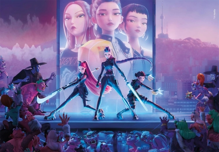 kpop demon hunter - puzzle 1000 pezzi