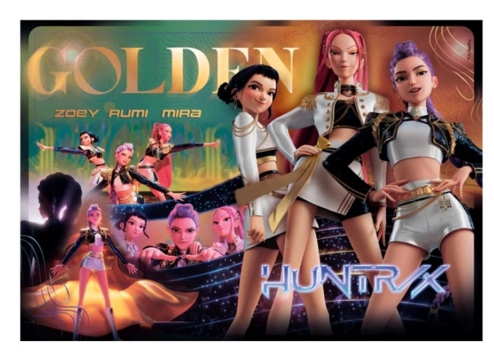 kpop demon hunter - golden - puzzle 1000 pezzi