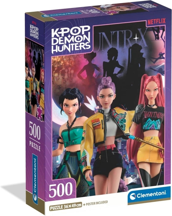kpop demon hunter - puzzle 500 pezzi