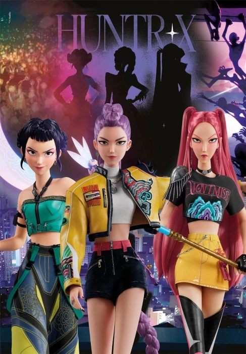 kpop demon hunter - puzzle 500 pezzi