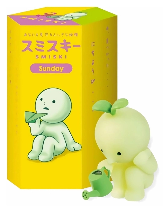 smiski sunday series glow - blind box 1pz
