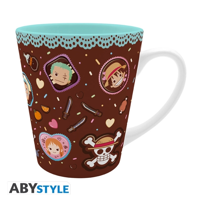 one piece - chibi whole cake island - tazza 250ml