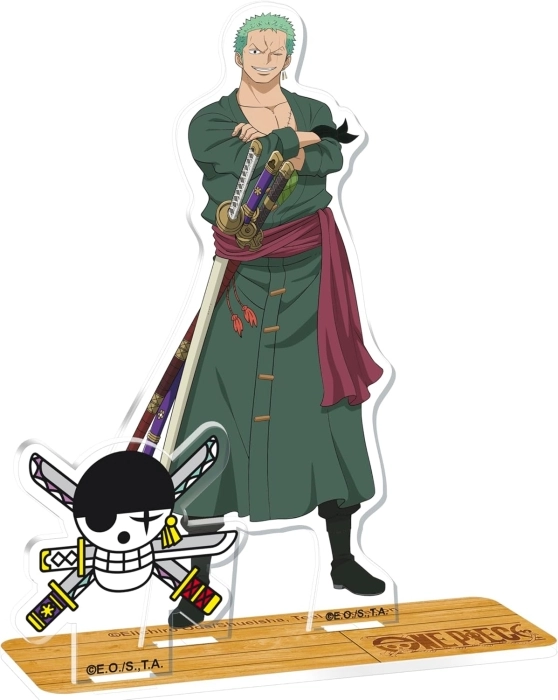 one piece - zoro - statuetta acrilica