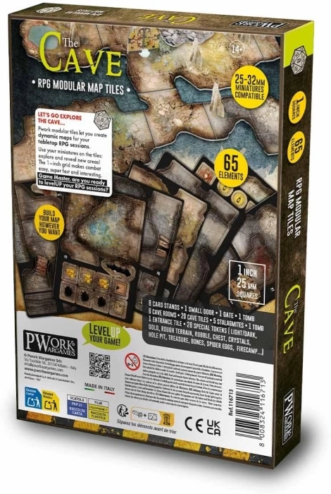the cave - rpg modular map tiles