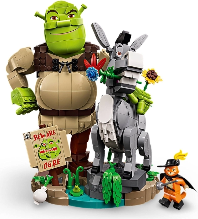 72423 - shrek, ciuchino e gatto con gli stivali