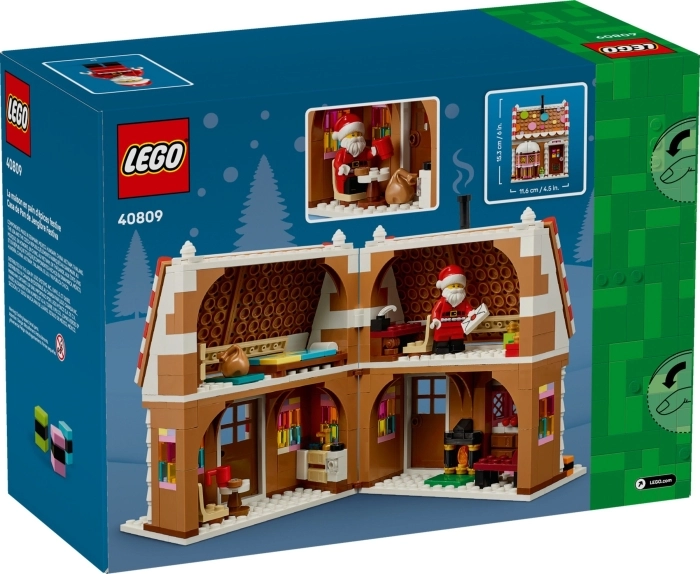 40809 - casa di pan di zenzero festiva