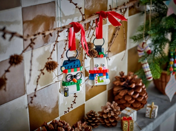 40812 - pupazzi di neve ornamentali