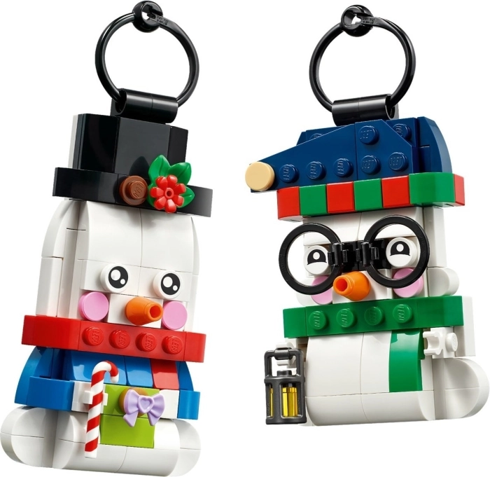 40812 - pupazzi di neve ornamentali