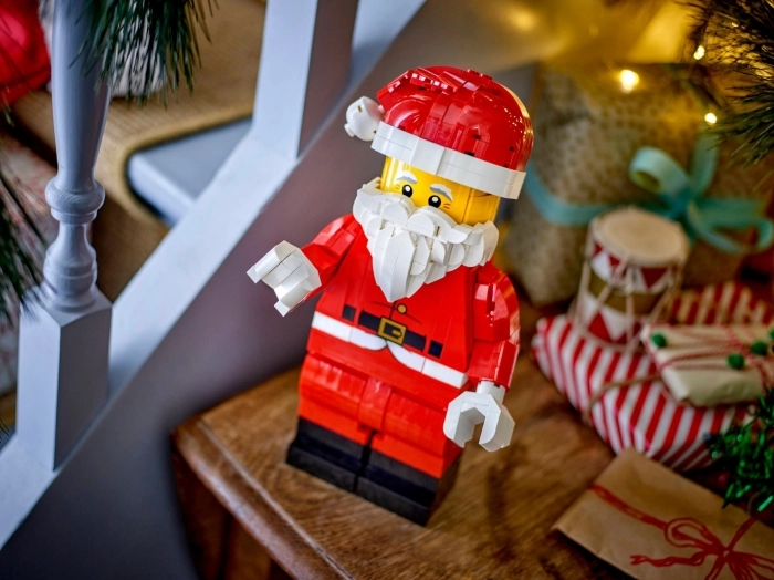 40820 - grande minifigure di babbo natale