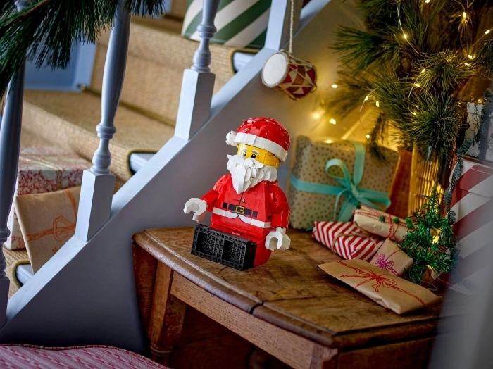 40820 - grande minifigure di babbo natale