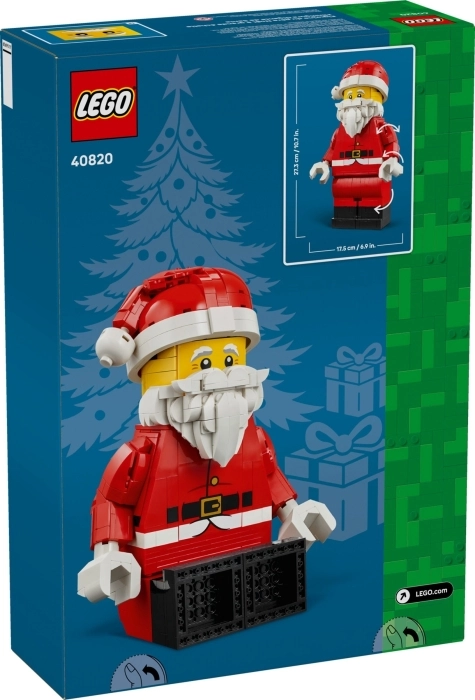 40820 - grande minifigure di babbo natale