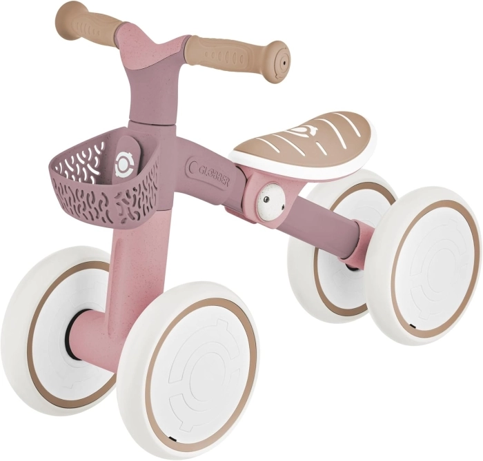 globber - learning plus - triciclo - rosa berry