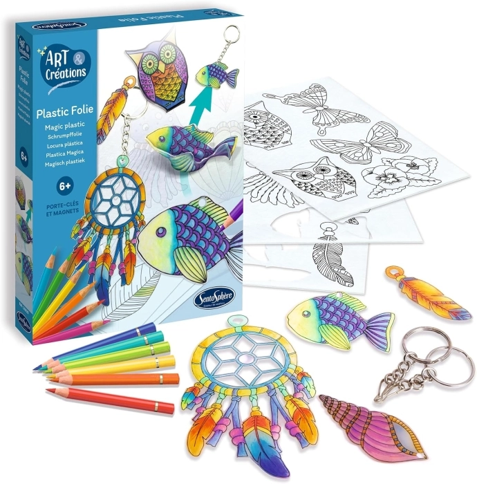 art e creations - plastic folie - portachiavi con magnete