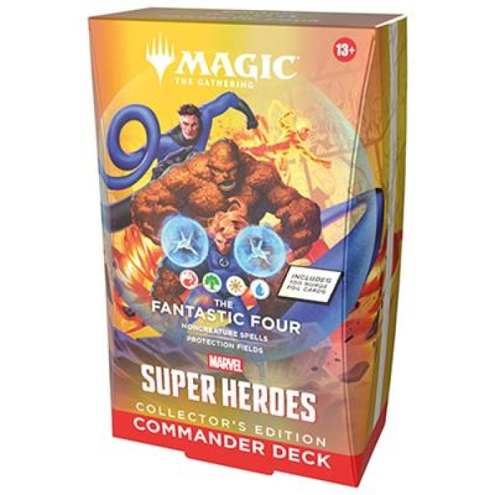 magic the gathering - marvel super heroes - mazzo commander collector - fantastic four (eng)