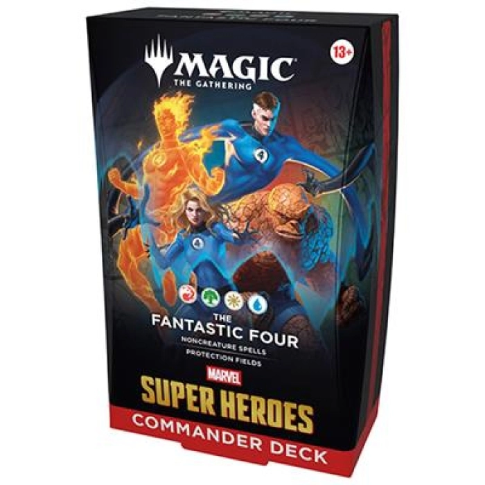 magic the gathering - marvel super heroes - mazzo commander - fantastic four (eng)