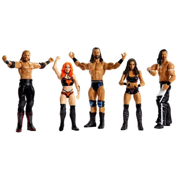 wwe main event action figures 15cm - un personaggio assortito