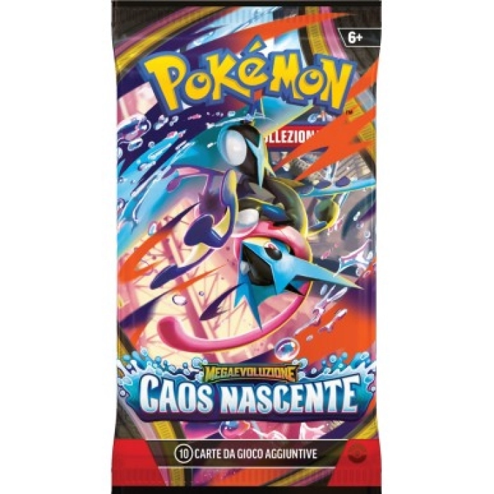 megaevoluzione caos nascente - bustina singola 10 carte (ita)