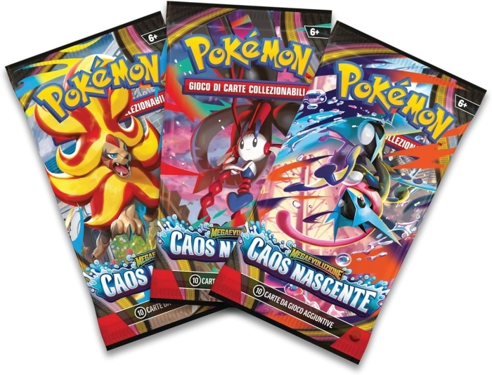 megaevoluzione caos nascente - blister 3 bustine (ita)