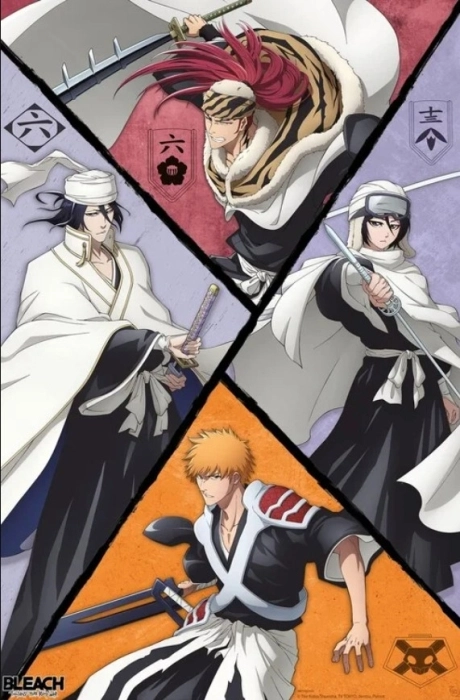 bleach - poster maxi 91.5x61 - shinigami group
