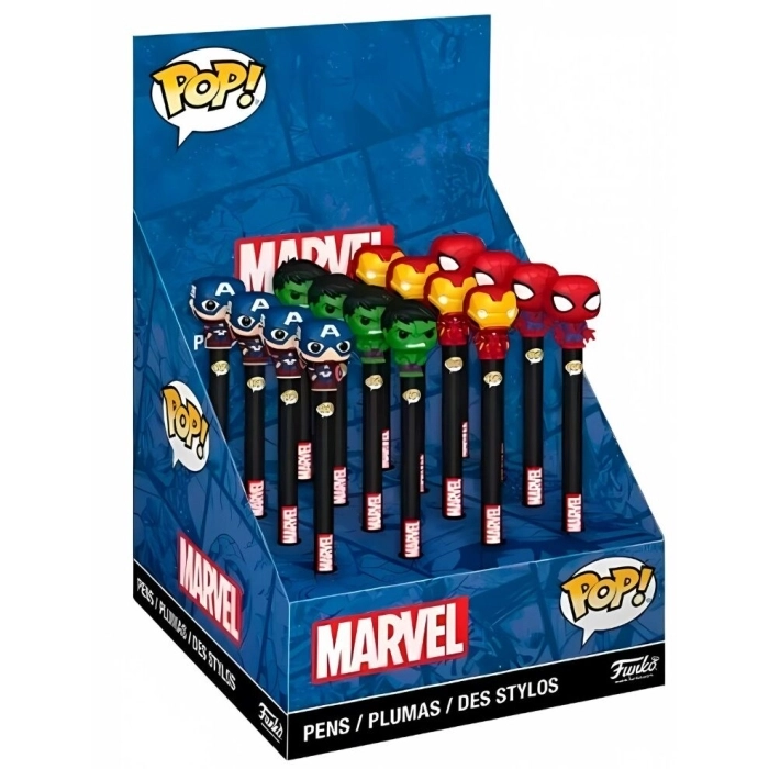 marvel - 1pz assortito - funko pop toppers