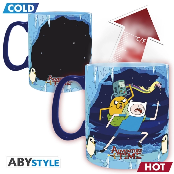 adventure time - mug heat change - 460 ml