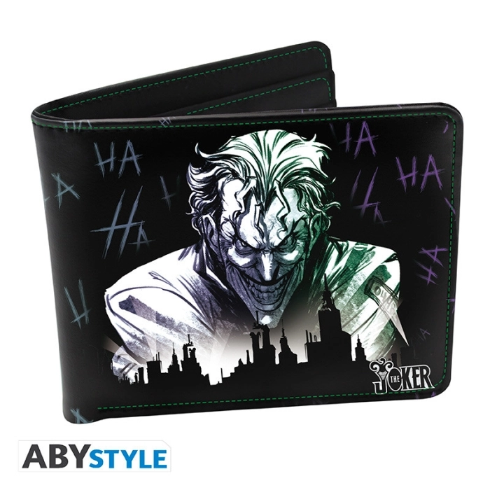 dc comics - laughing joker portafoglio in vinile