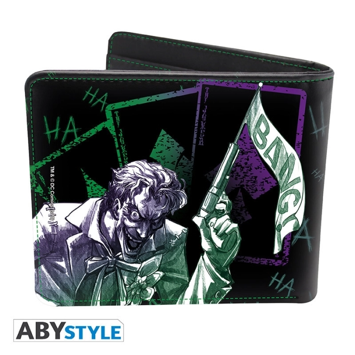 dc comics - laughing joker portafoglio in vinile