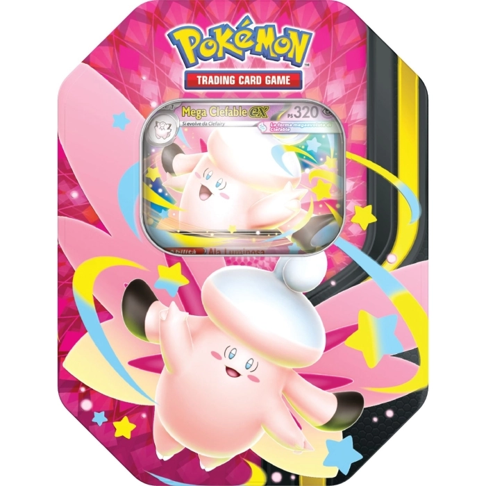 pokemon - collezione mega chiarodiluna - tin assortita (ita)