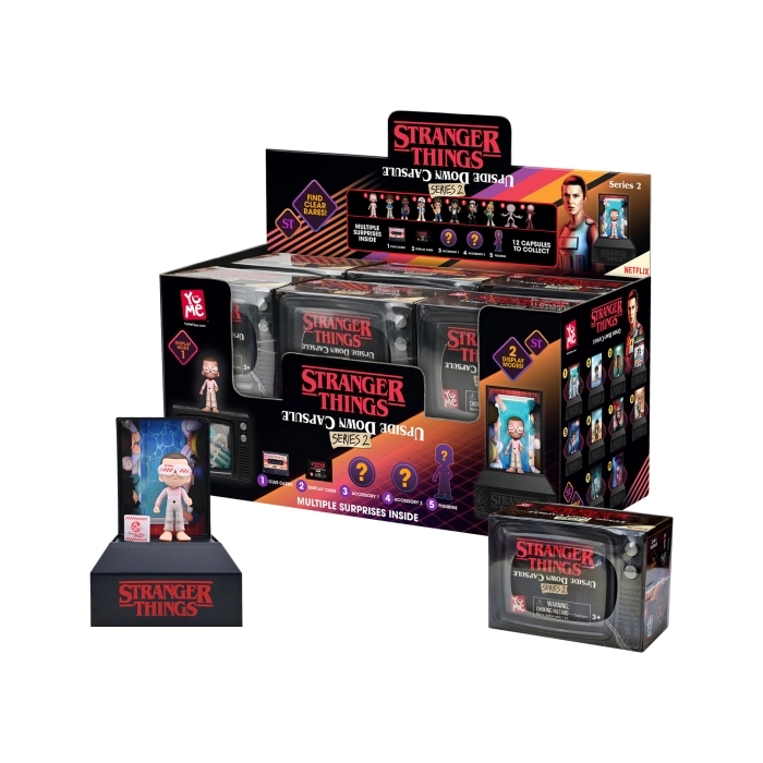 stranger things - upside down capsule serie 2 blind box - 1 personaggio assortito