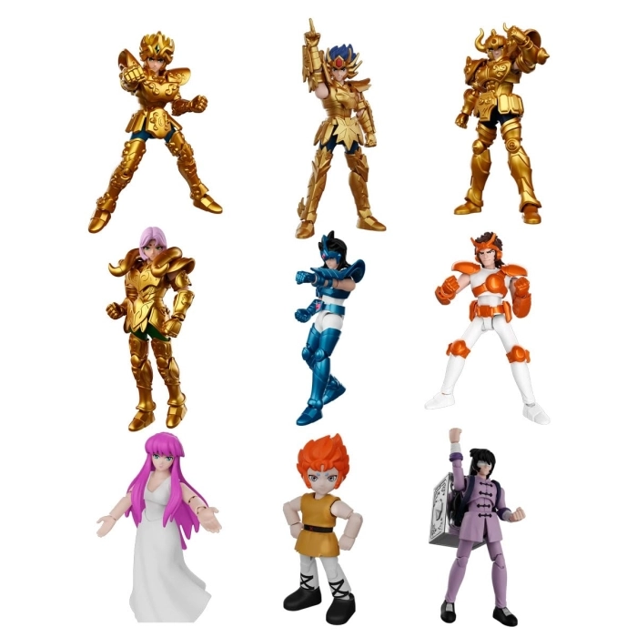 saint seiya - galaxy version 03 - gold zodiac 1 - un personaggio assortito blind box
