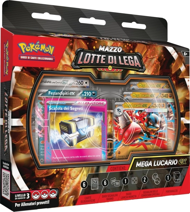 pokemon - mazzo lotte di lega - mega lucario-ex (ita)