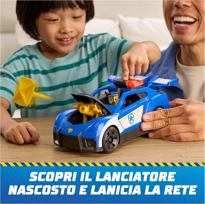 paw patrol - veicolo polizia chase deluxe