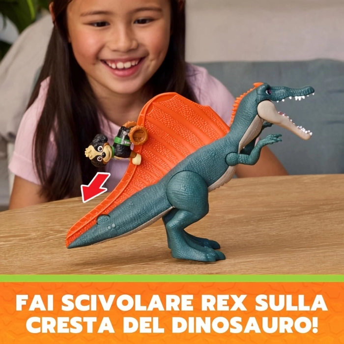 paw patrol - dino movie - set rex e spinosauro