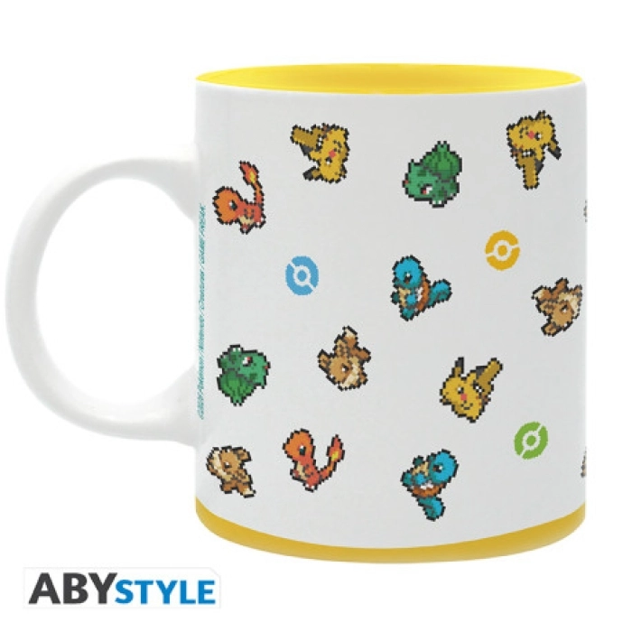 pokemon - pixel art - tazza 320 ml