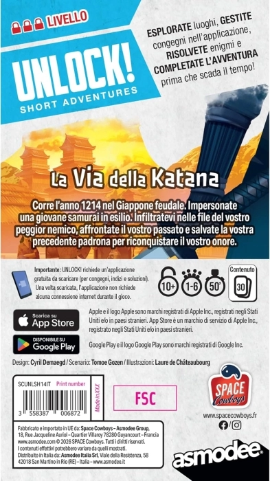 unlock! short adventures - la via della katana