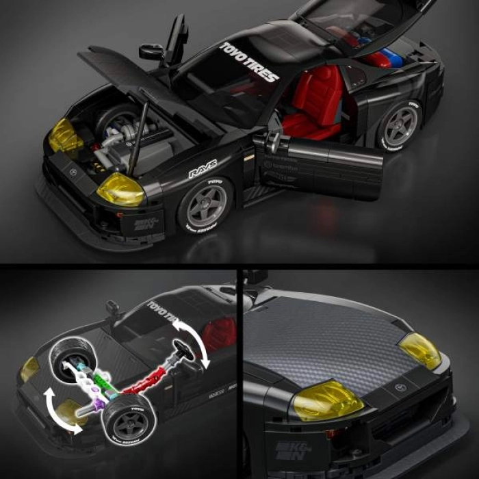 mattel brick shop hot wheels - toyota supra