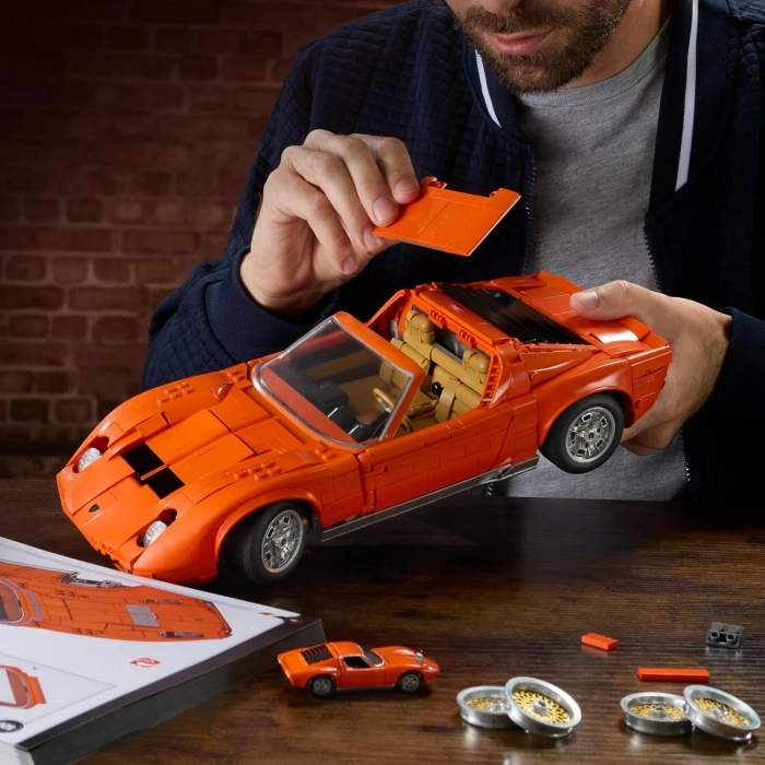 mattel brick shop hot wheels - lamborghini miura