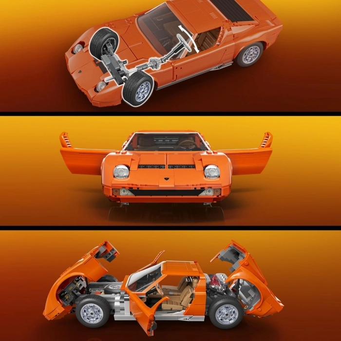 mattel brick shop hot wheels - lamborghini miura