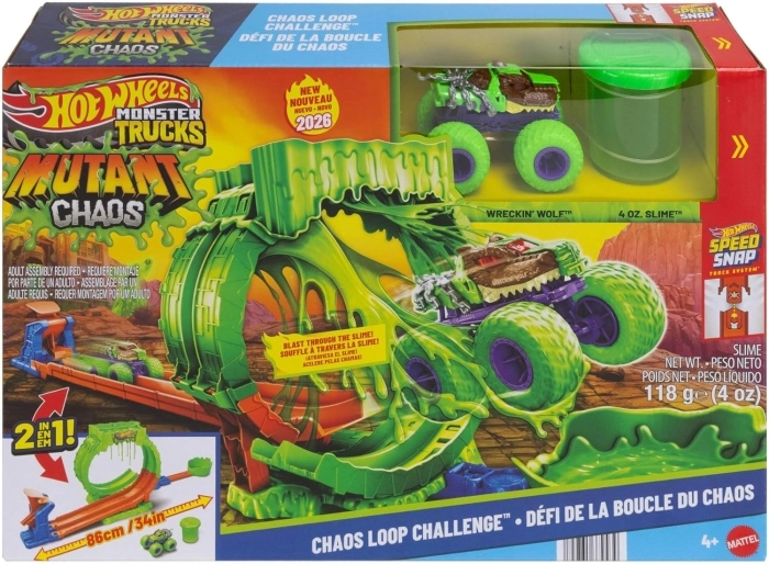 hot wheels - monster truck mutant chaos - sfida del loop