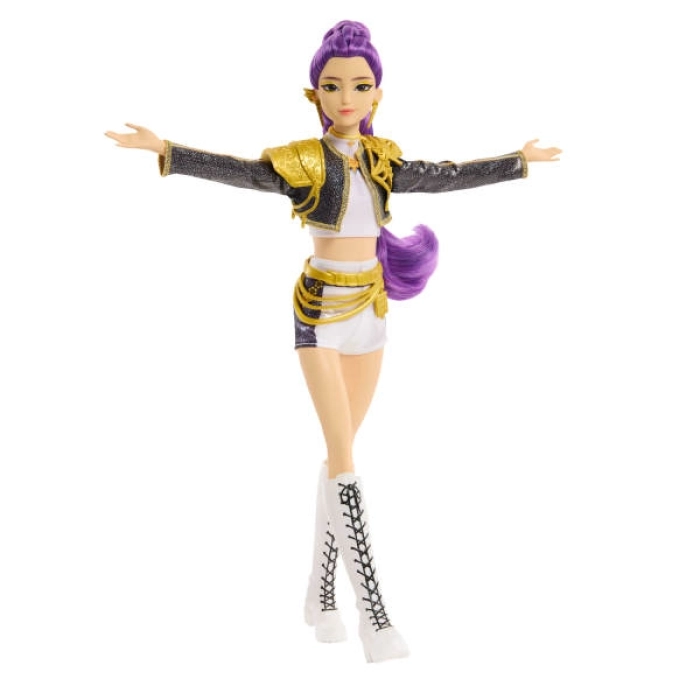kpop demon hunters - rumi singing doll - personaggio 30 cm