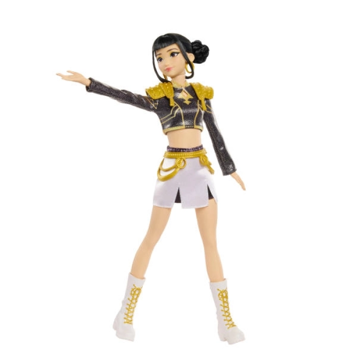 kpop demon hunters - zoey singing doll - fashion doll 30cm
