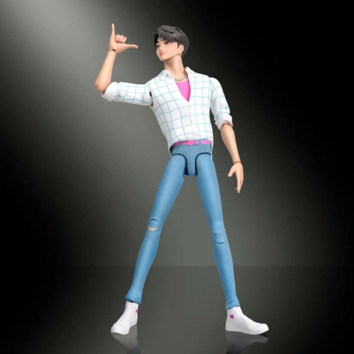 kpop demon hunters - jinu - action figure 15cm