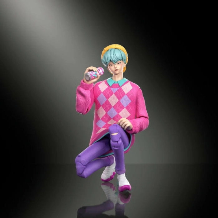 kpop demon hunters - baby - action figure 15cm