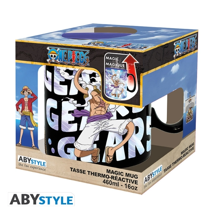 one piece - gear 5th - tazza termosensibile 460ml