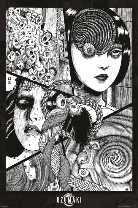 uzumaki - poster maxi 91.5x61 - uzumaki