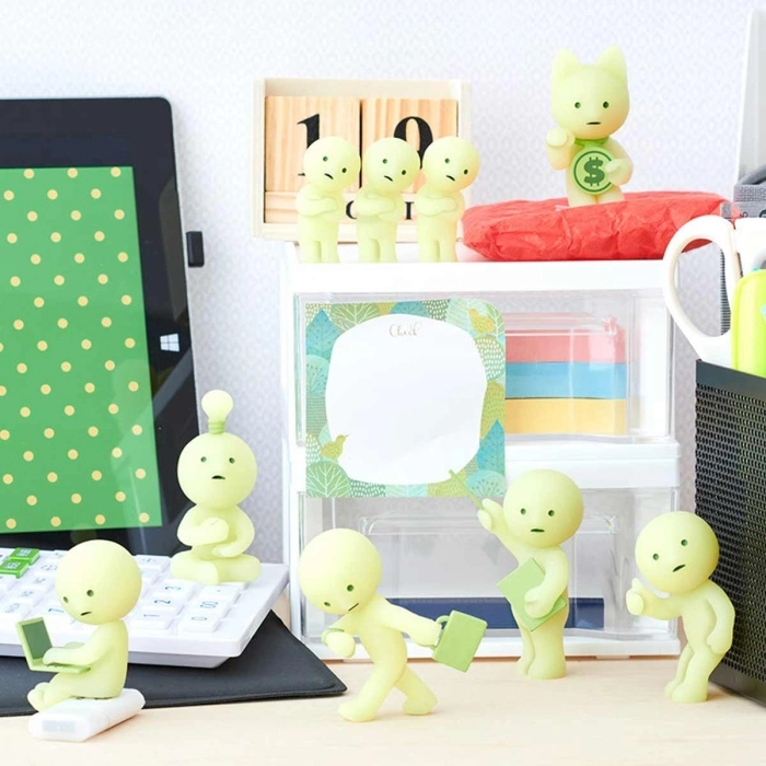 smiski at work series glow - blind box 1pz